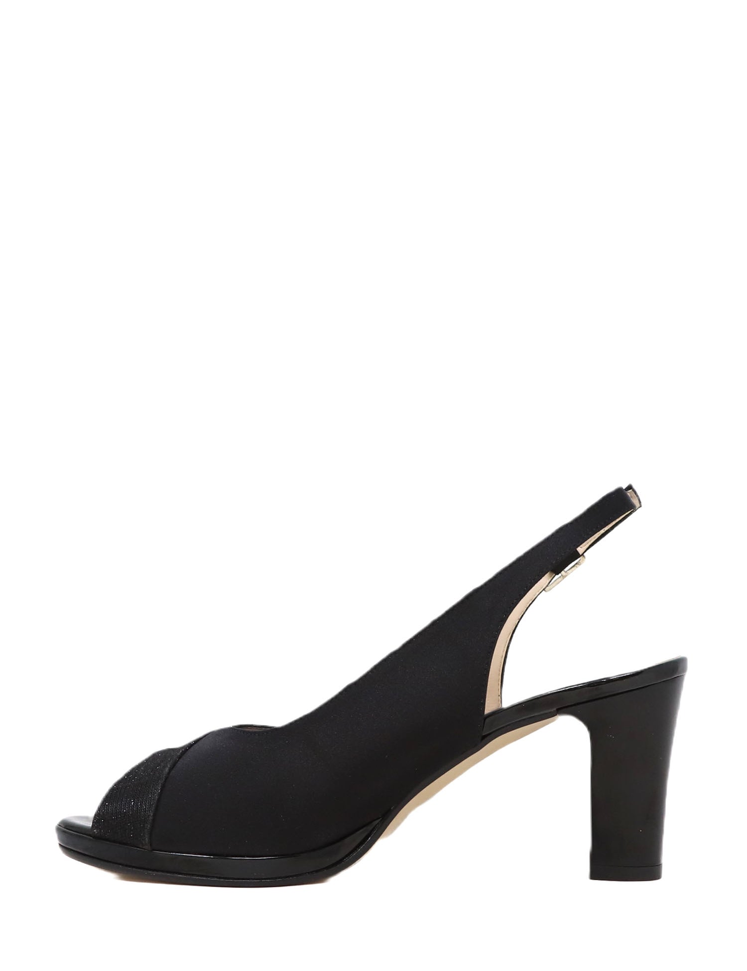 Sandali tacco Nero Valleverde