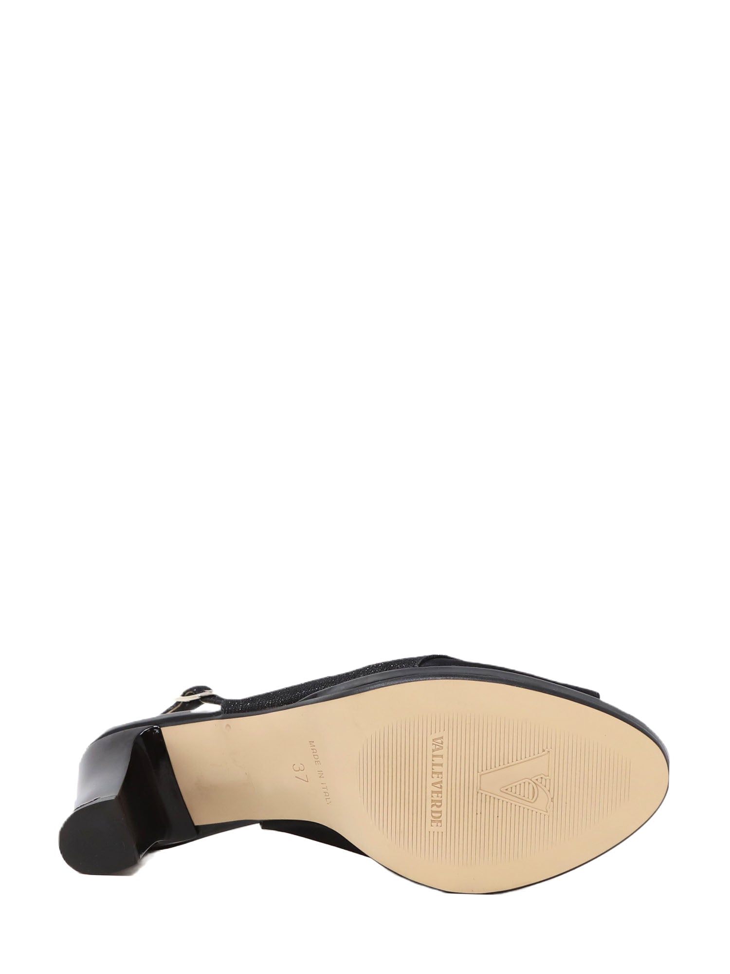 Sandali tacco Nero Valleverde