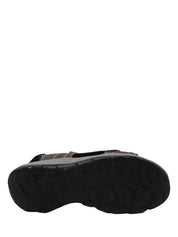 Sandali con strappi Marrone Valleverde