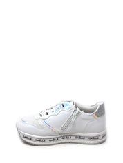 Sneakers Bianco Argento Gaelle