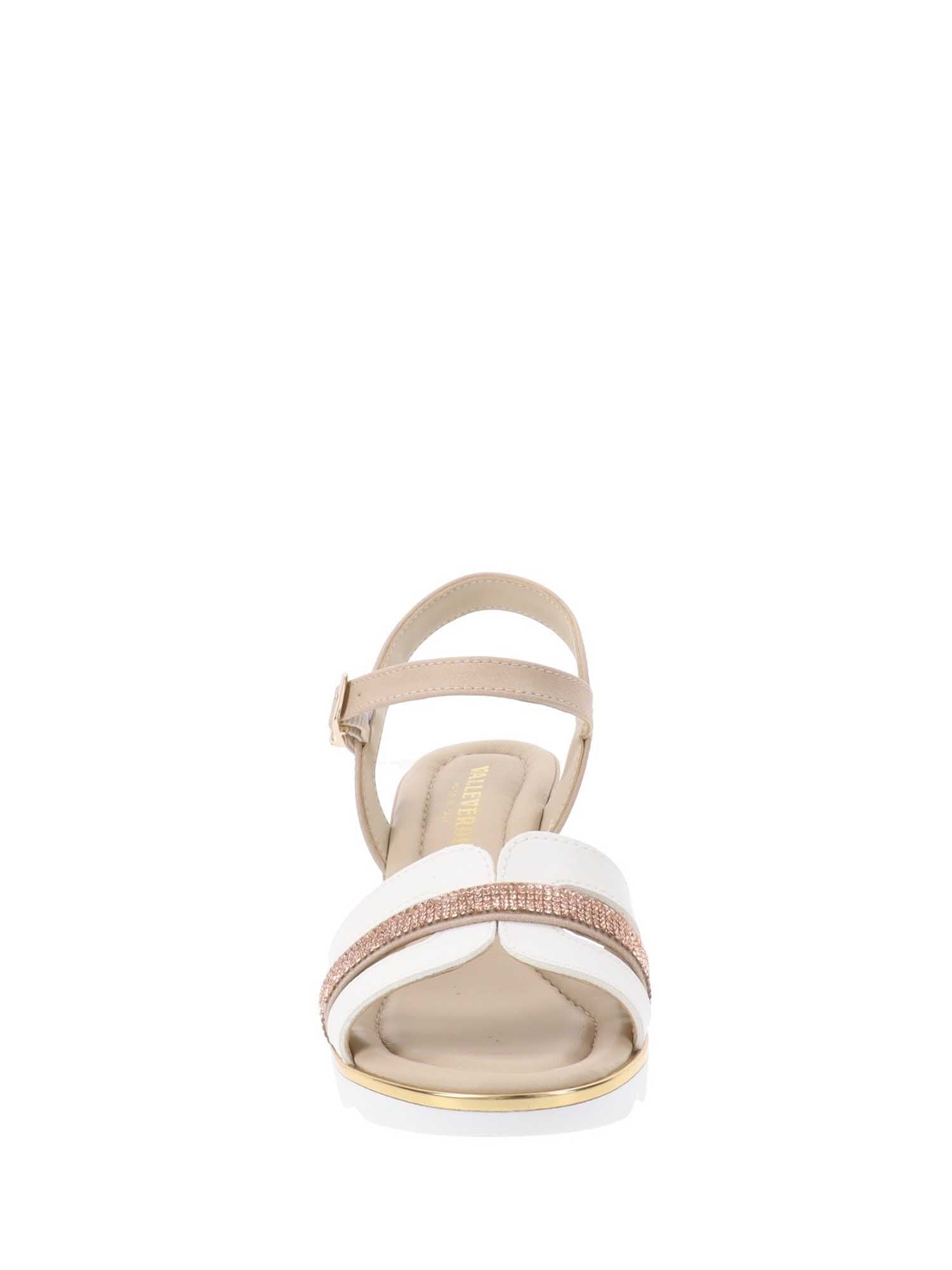 Sandali zeppa Beige Valleverde