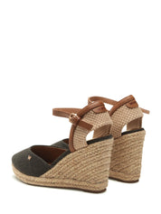 Sandali zeppa Nero Wrangler