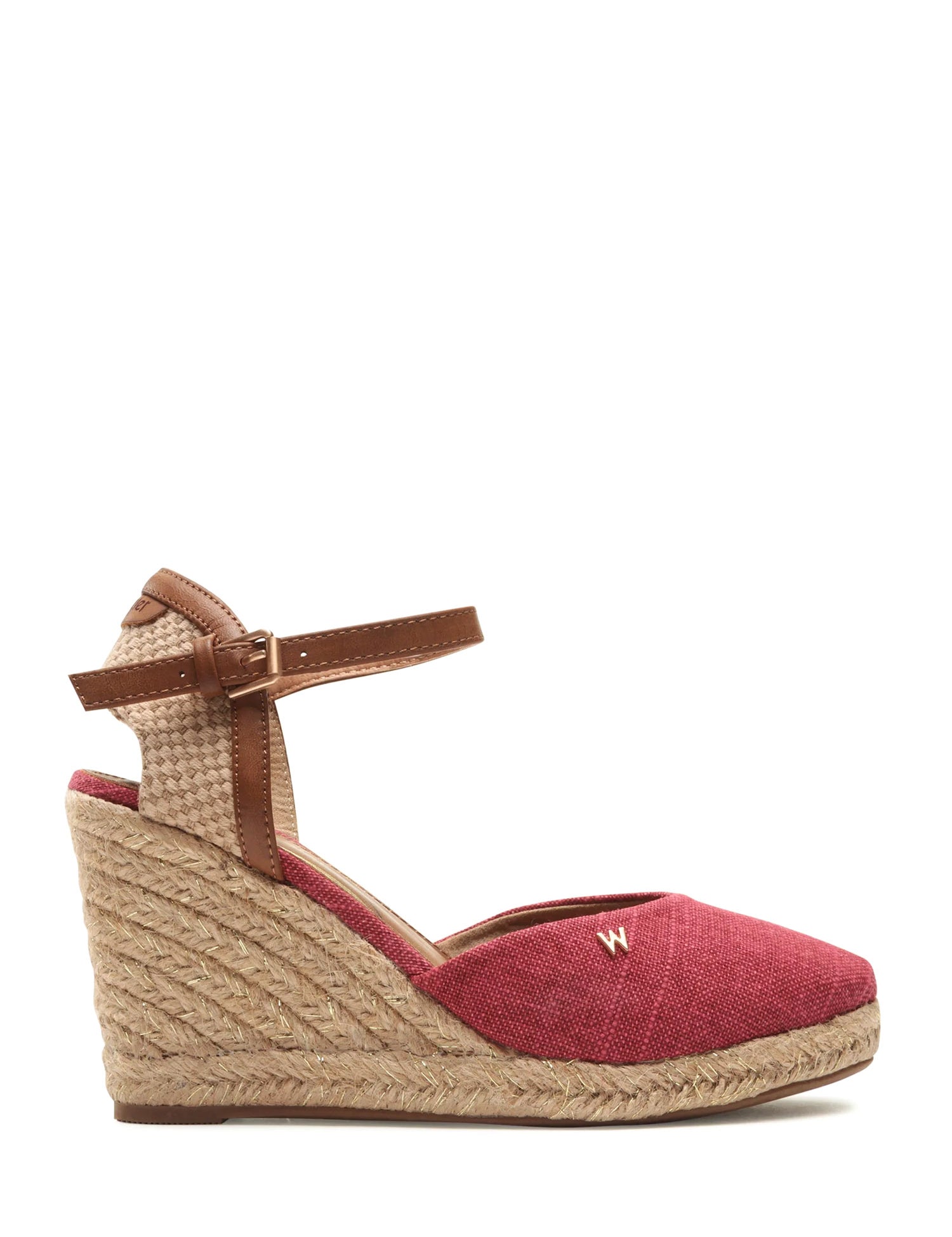 Sandali zeppa Rosso Wrangler