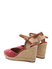 Sandali zeppa Rosso Wrangler