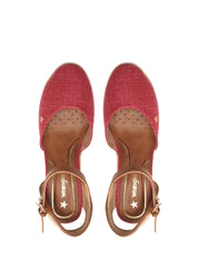 Sandali zeppa Rosso Wrangler