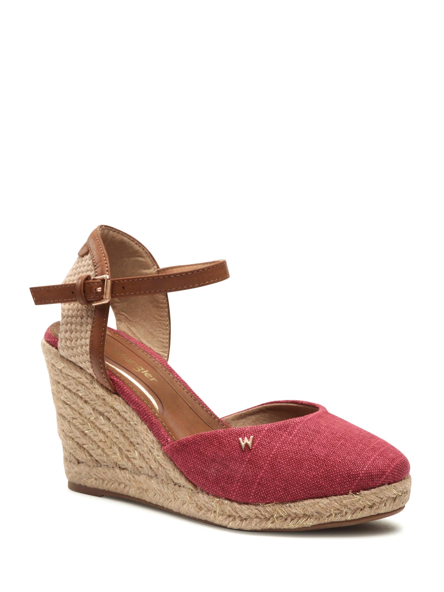 Sandali zeppa Rosso Wrangler