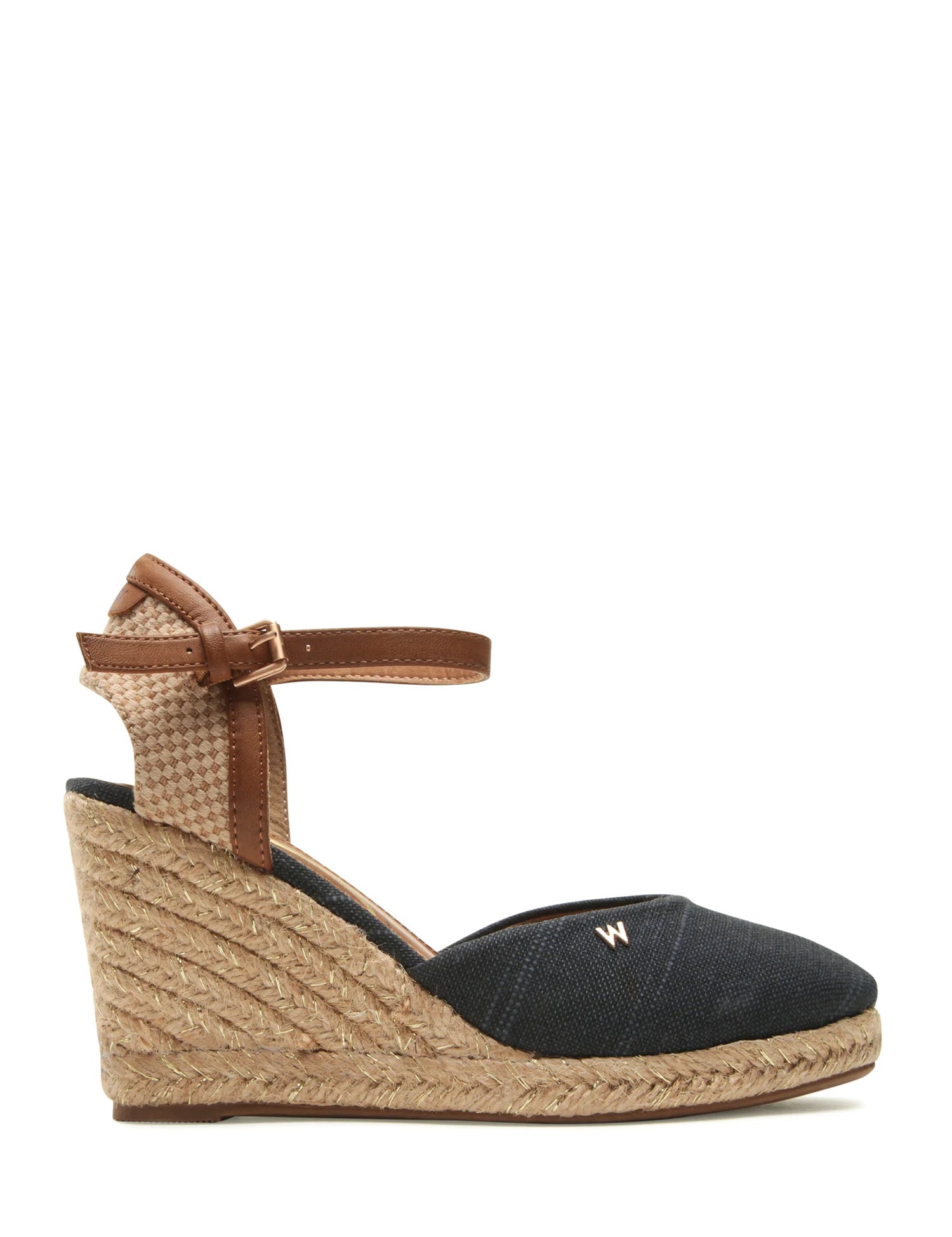 Sandali zeppa Blu Wrangler