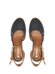 Sandali zeppa Blu Wrangler