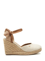 Sandali zeppa Beige Wrangler