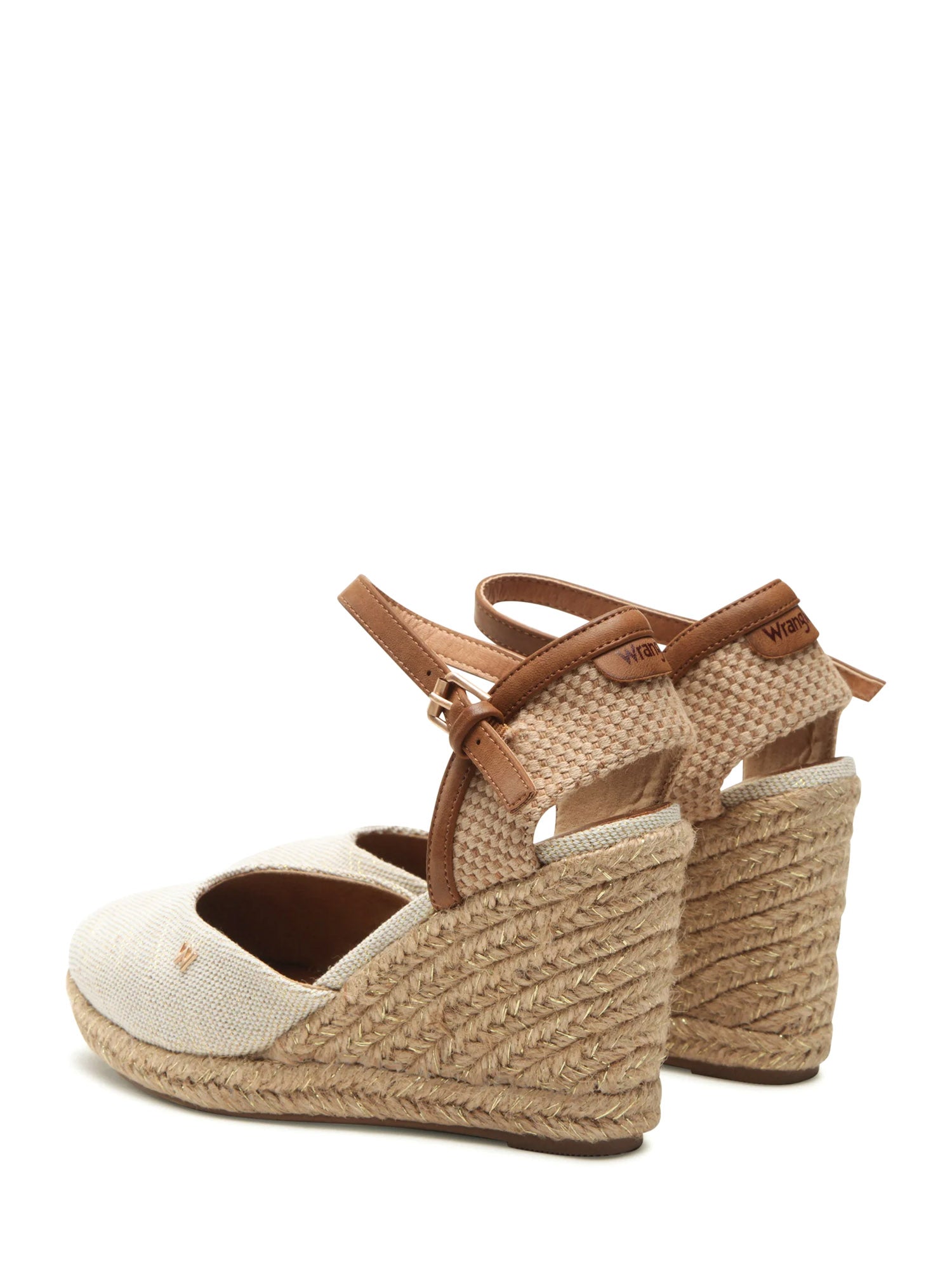 Sandali zeppa Beige Wrangler