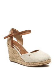 Sandali zeppa Beige Wrangler