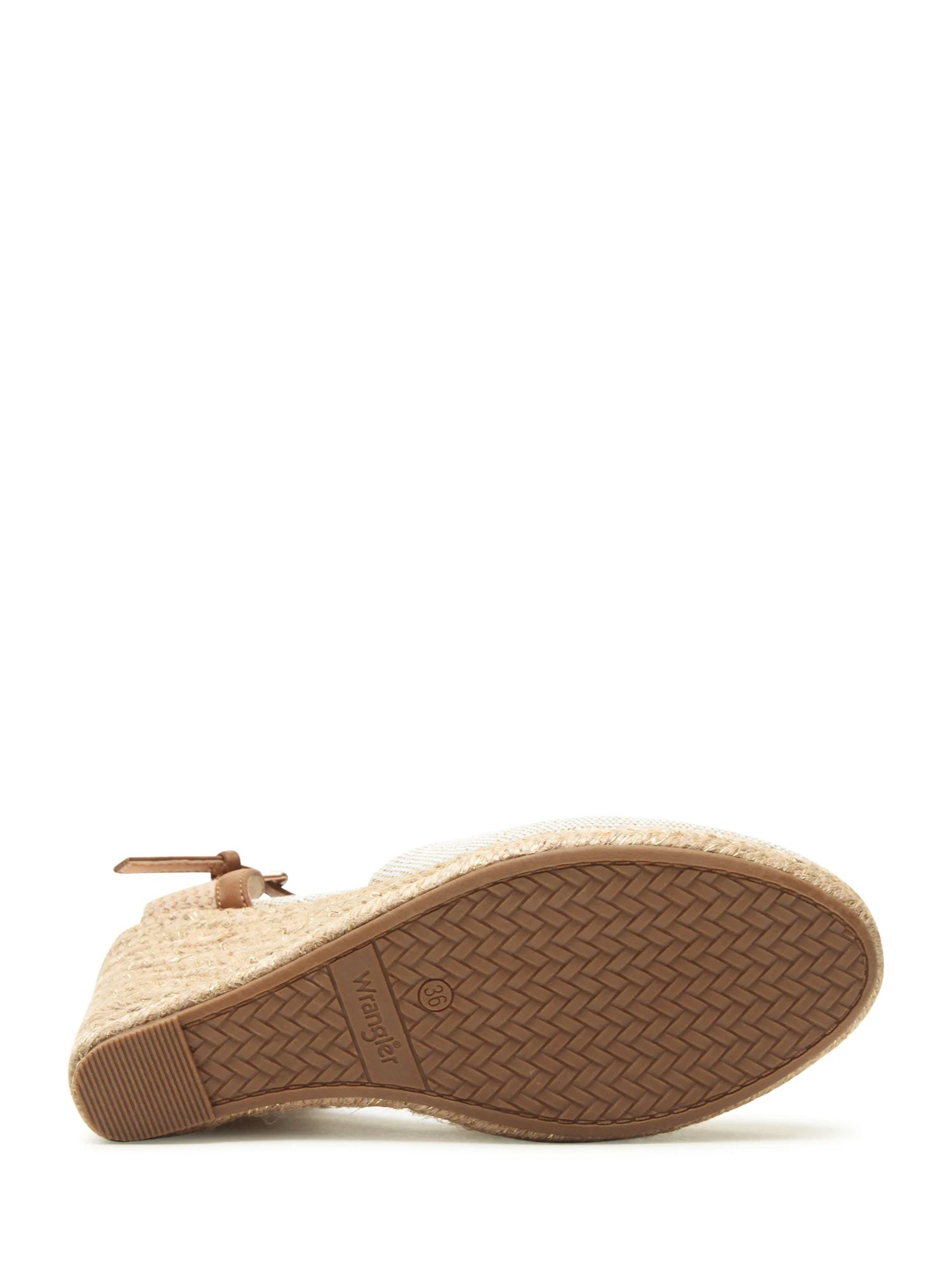 Sandali zeppa Beige Wrangler