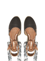 Sandali zeppa Nero Wrangler