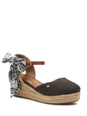 Sandali zeppa Nero Wrangler