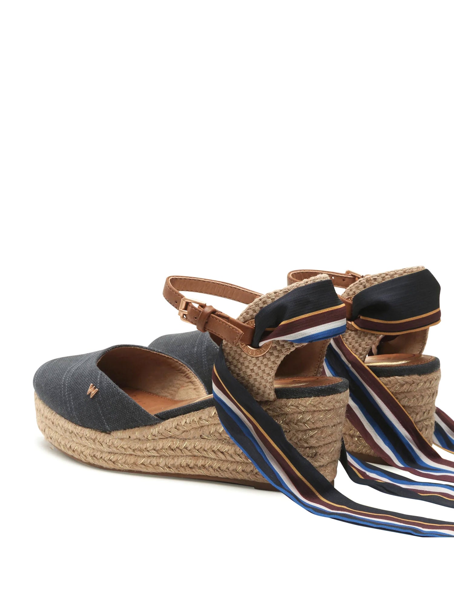 Sandali zeppa Blu Wrangler