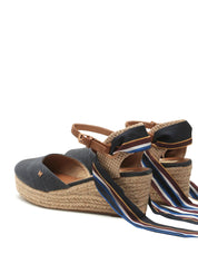 Sandali zeppa Blu Wrangler