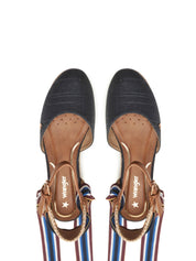 Sandali zeppa Blu Wrangler