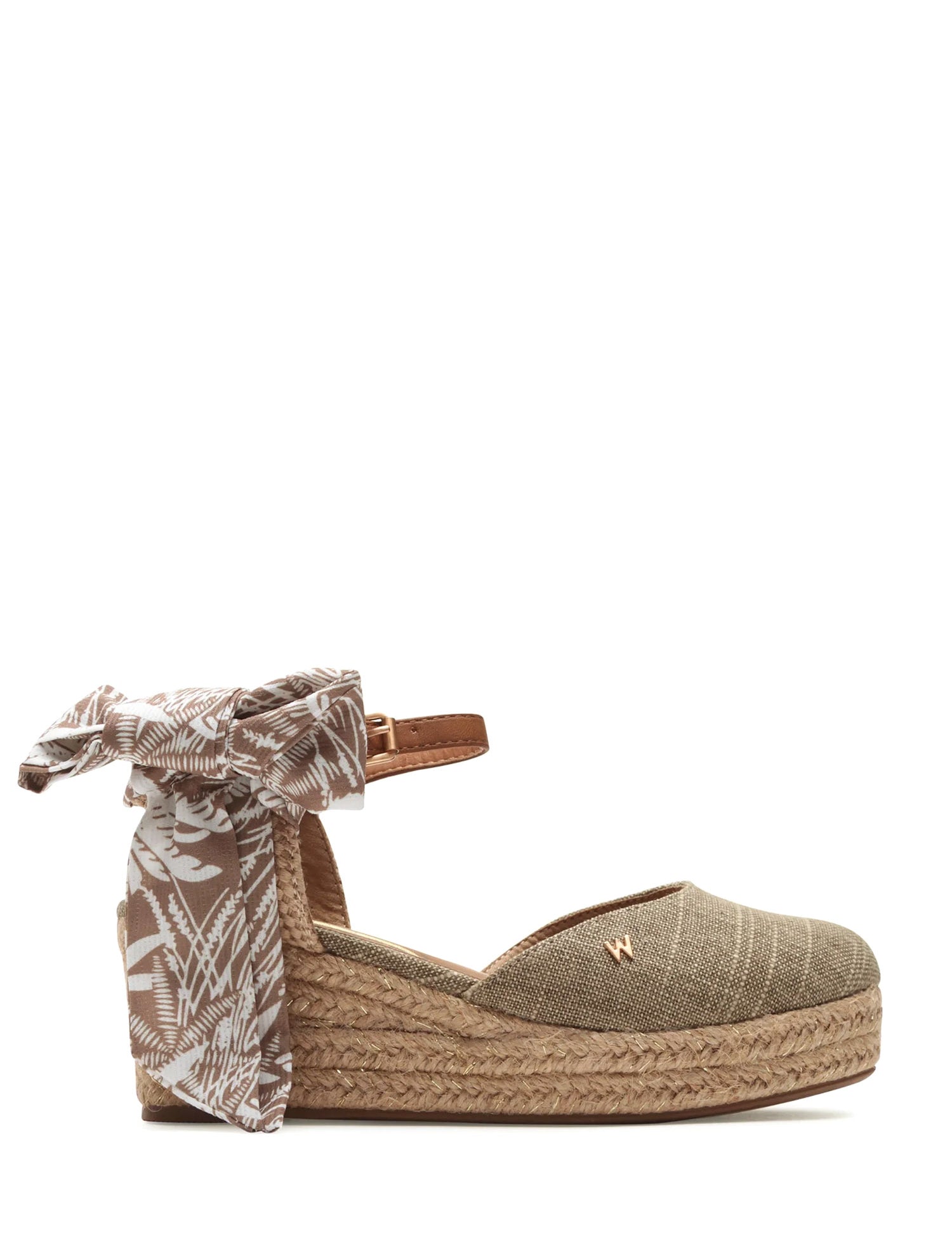 Sandali zeppa Verde Wrangler