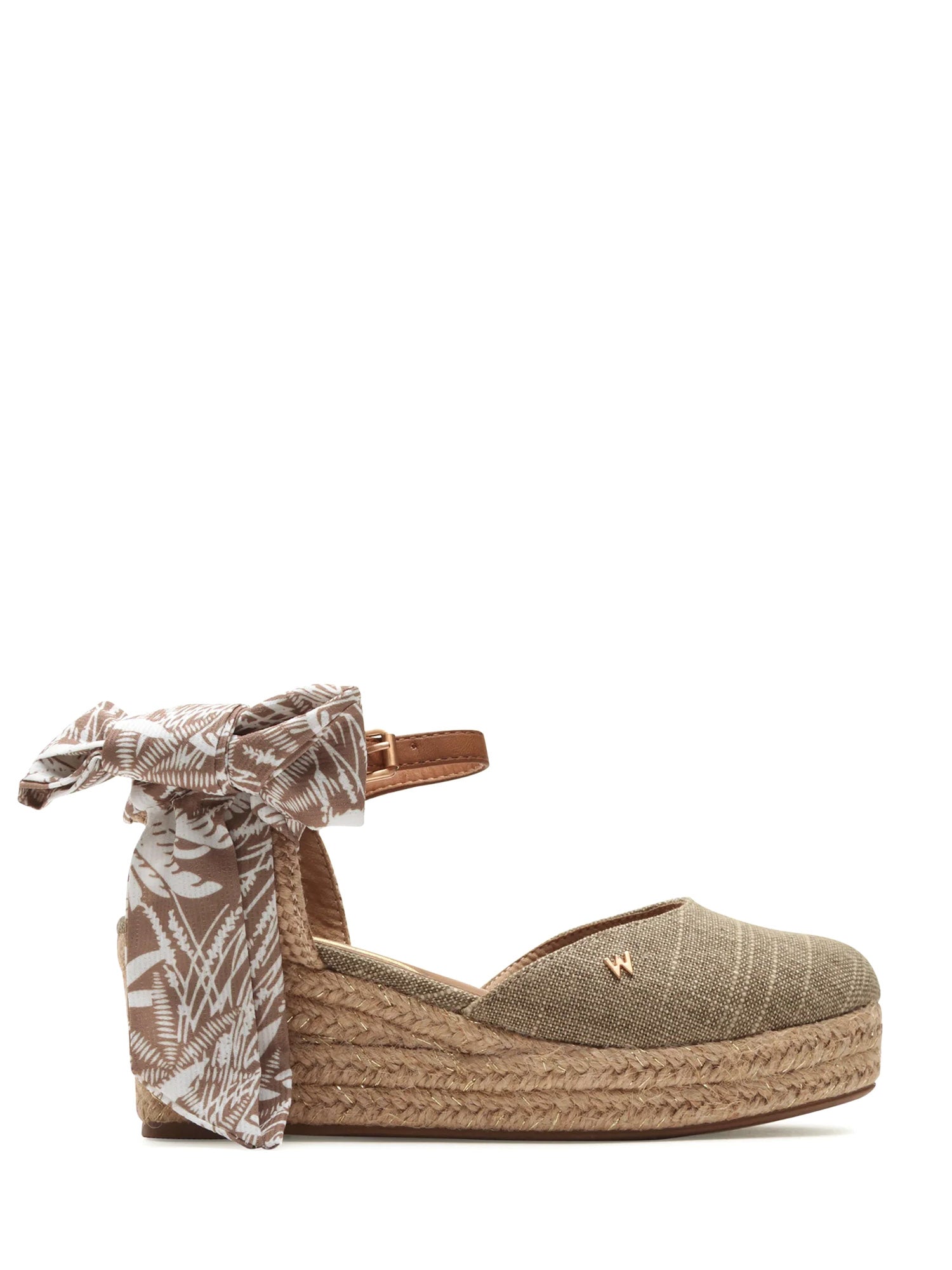 Sandali zeppa Verde Wrangler