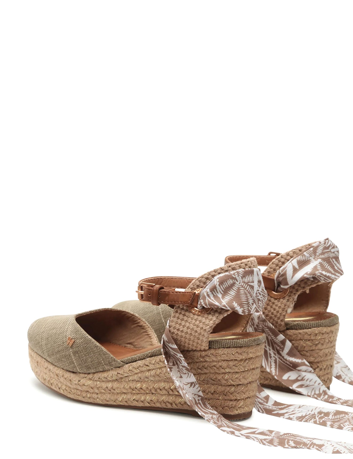 Sandali zeppa Verde Wrangler