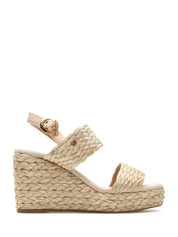 Sandali zeppa Beige Wrangler
