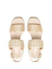 Sandali zeppa Beige Wrangler