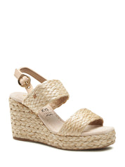 Sandali zeppa Beige Wrangler