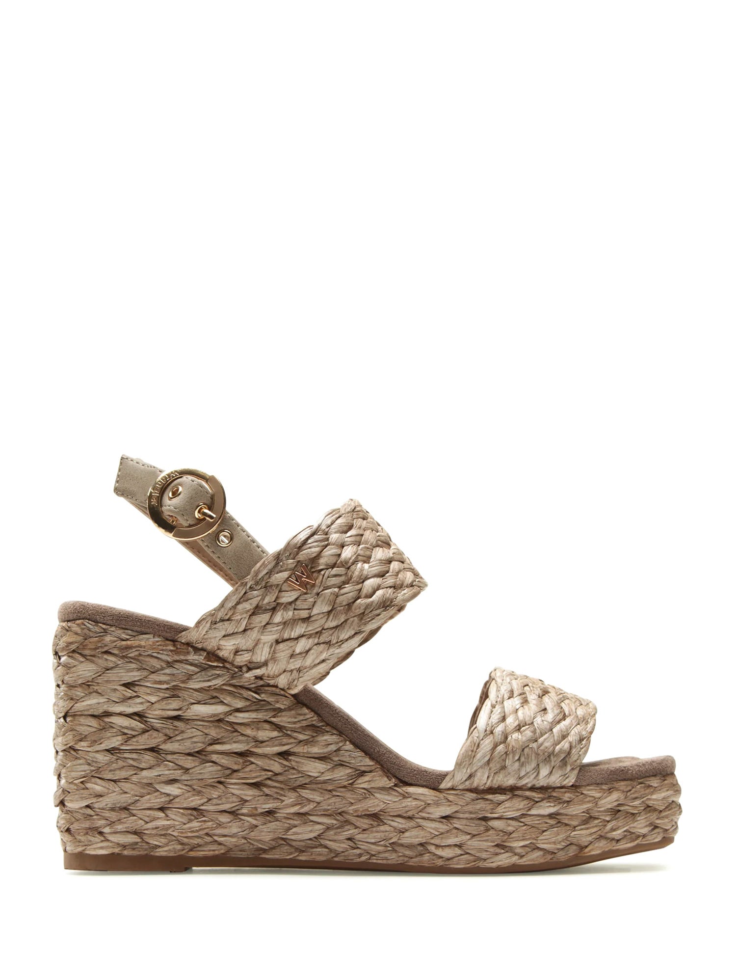 Sandali zeppa Marrone Wrangler