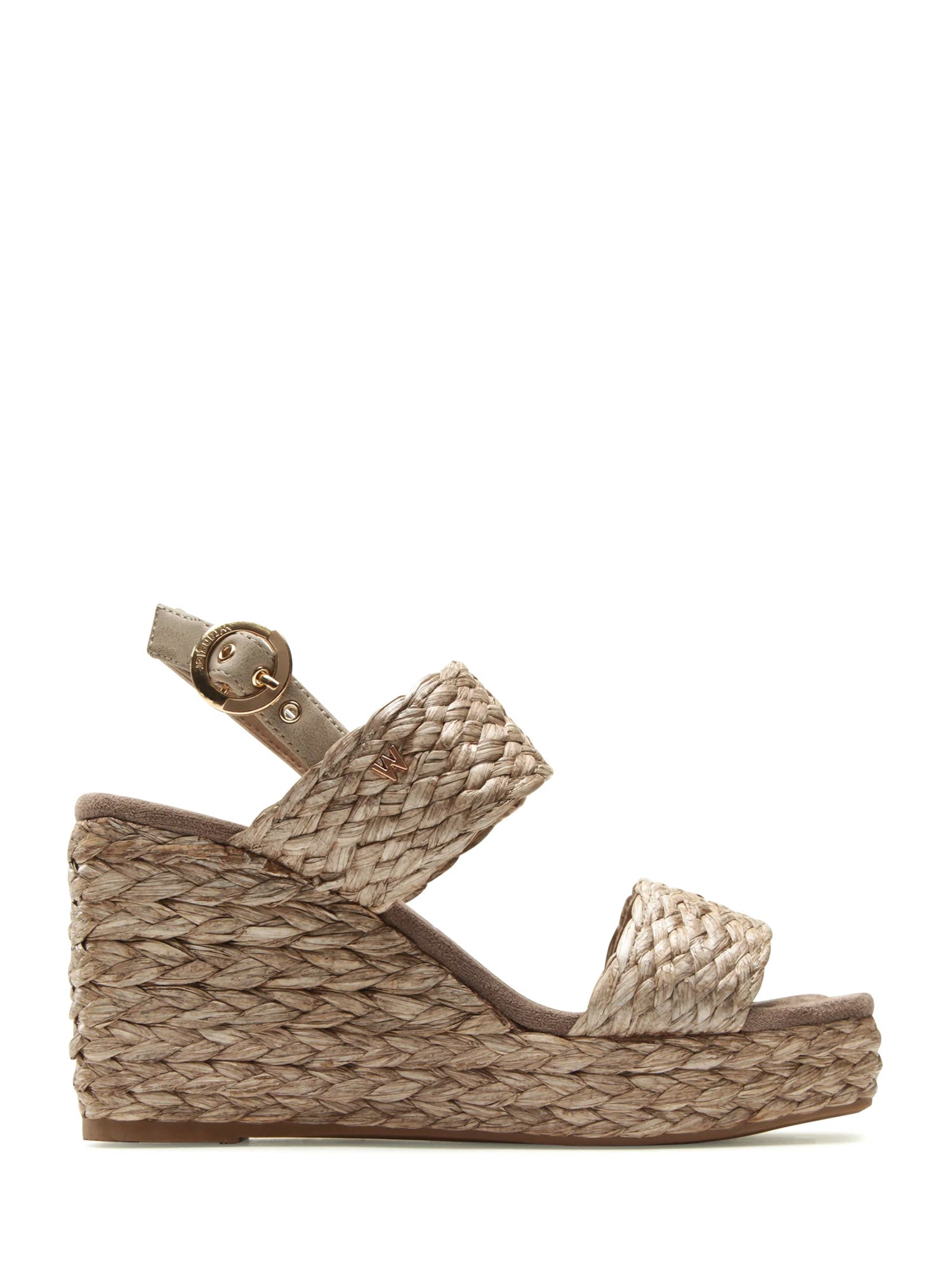 Sandali zeppa Marrone Wrangler