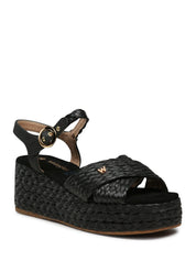 Sandali zeppa Nero Wrangler