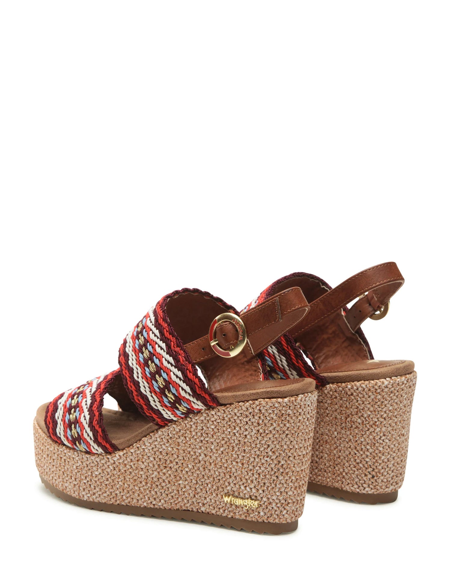 Sandali zeppa Rosso Wrangler