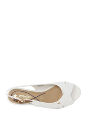 Sandali zeppa Bianco Wrangler