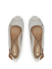 Sandali zeppa Bianco Wrangler