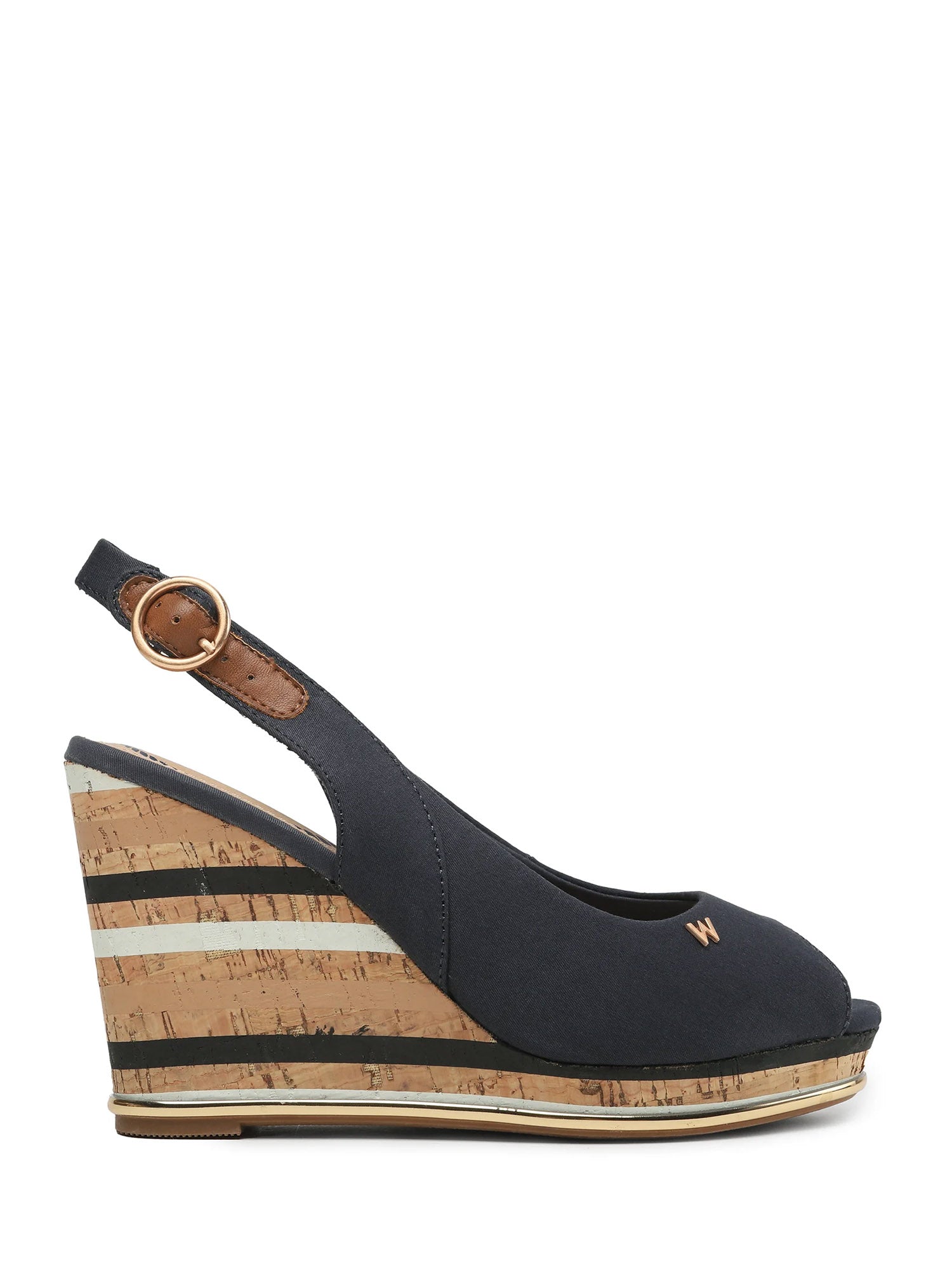 Sandali zeppa Blu Wrangler