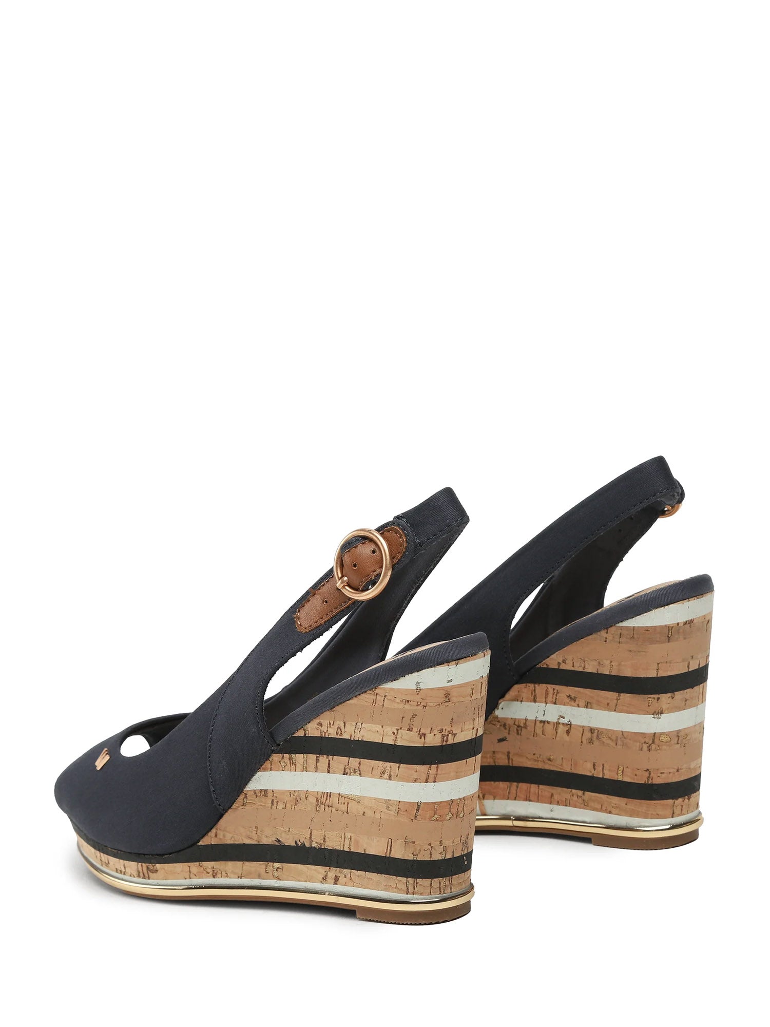 Sandali zeppa Blu Wrangler