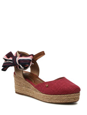 Sandali zeppa Rosso Wrangler