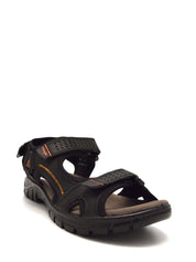 Sandali con strappi Nero Wrangler