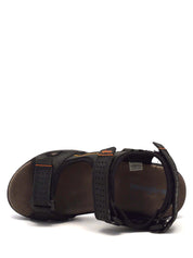 Sandali con strappi Nero Wrangler