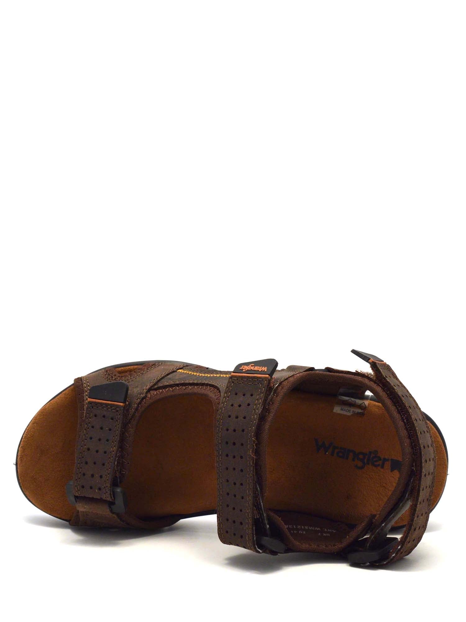 Sandali con strappi Marrone Wrangler