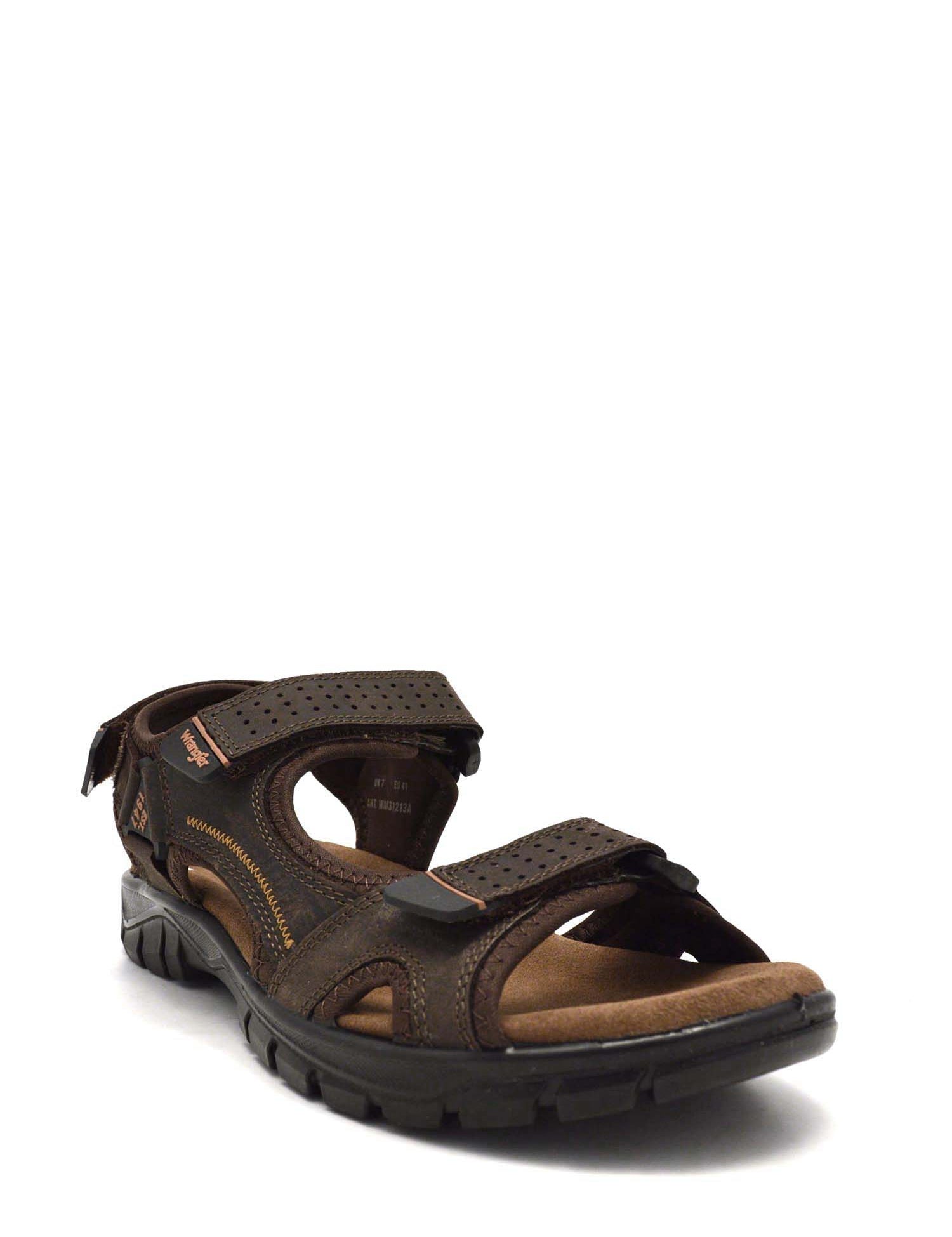 Sandali con strappi Marrone Scuro Wrangler