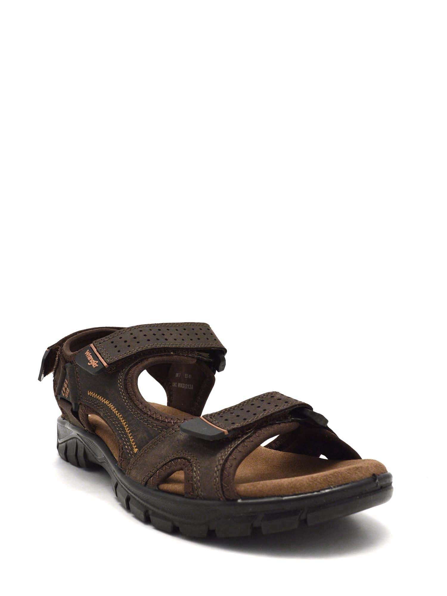 Sandali con strappi Marrone Scuro Wrangler