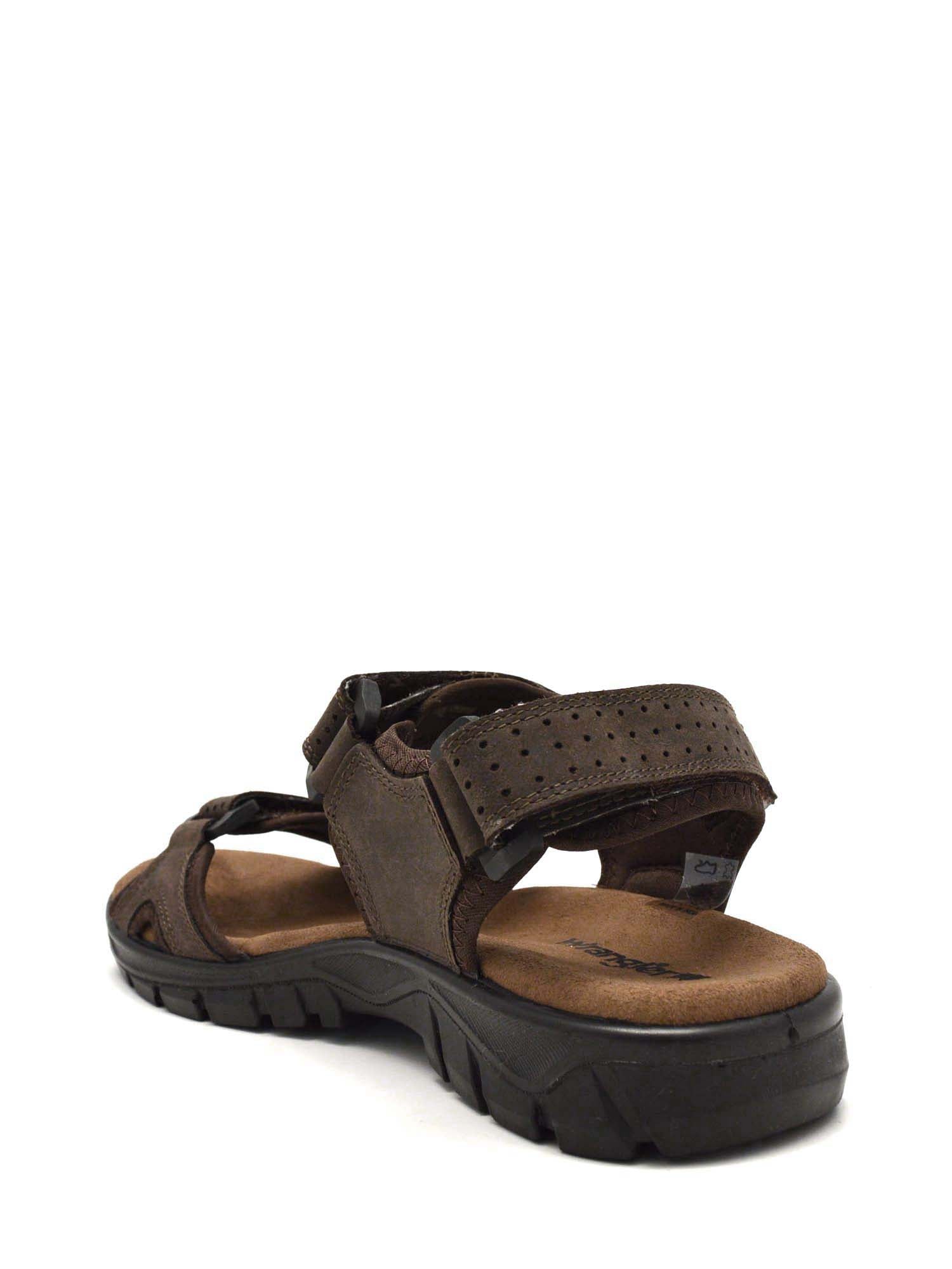 Sandali con strappi Marrone Scuro Wrangler