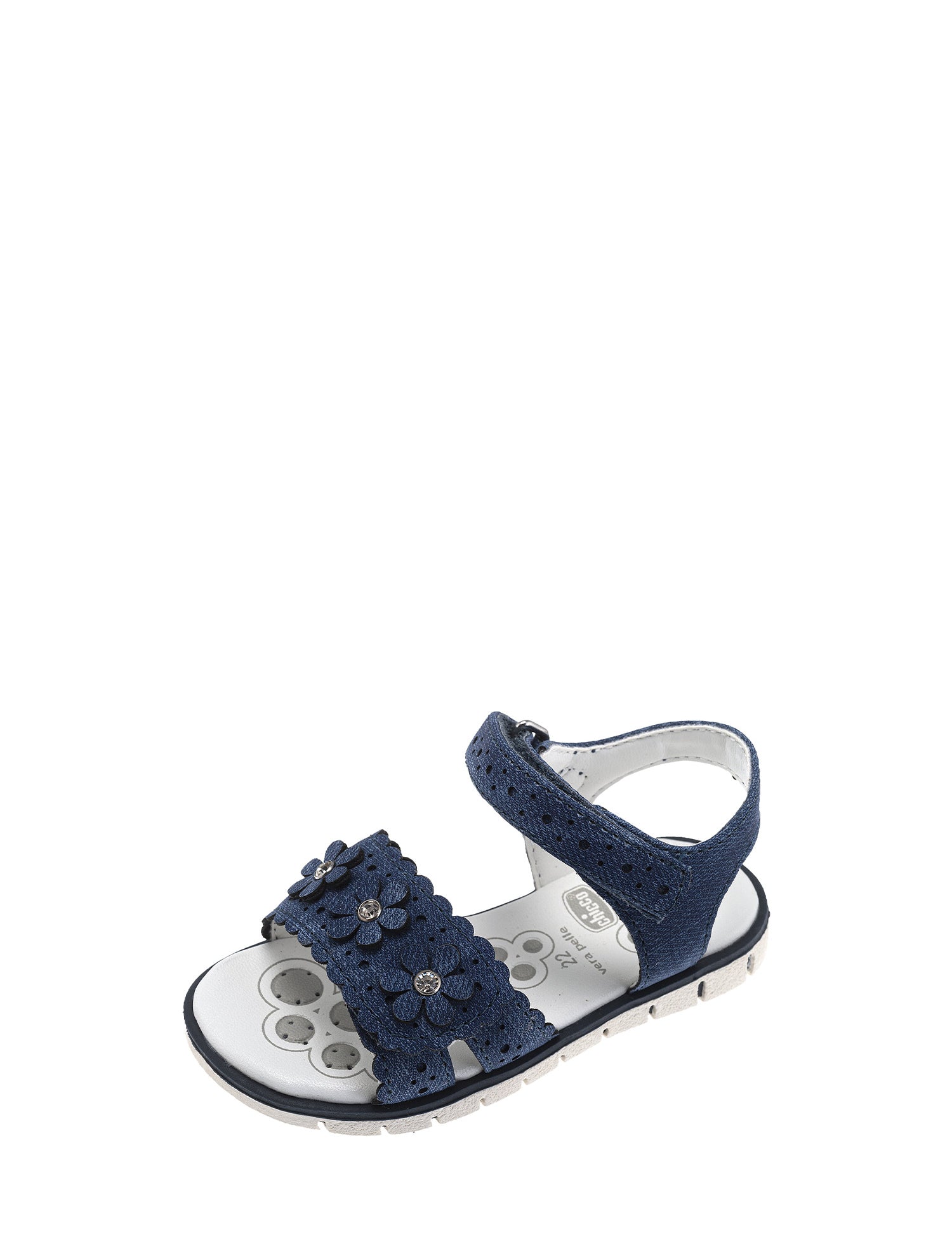 Sandali con strappi Blu Chicco