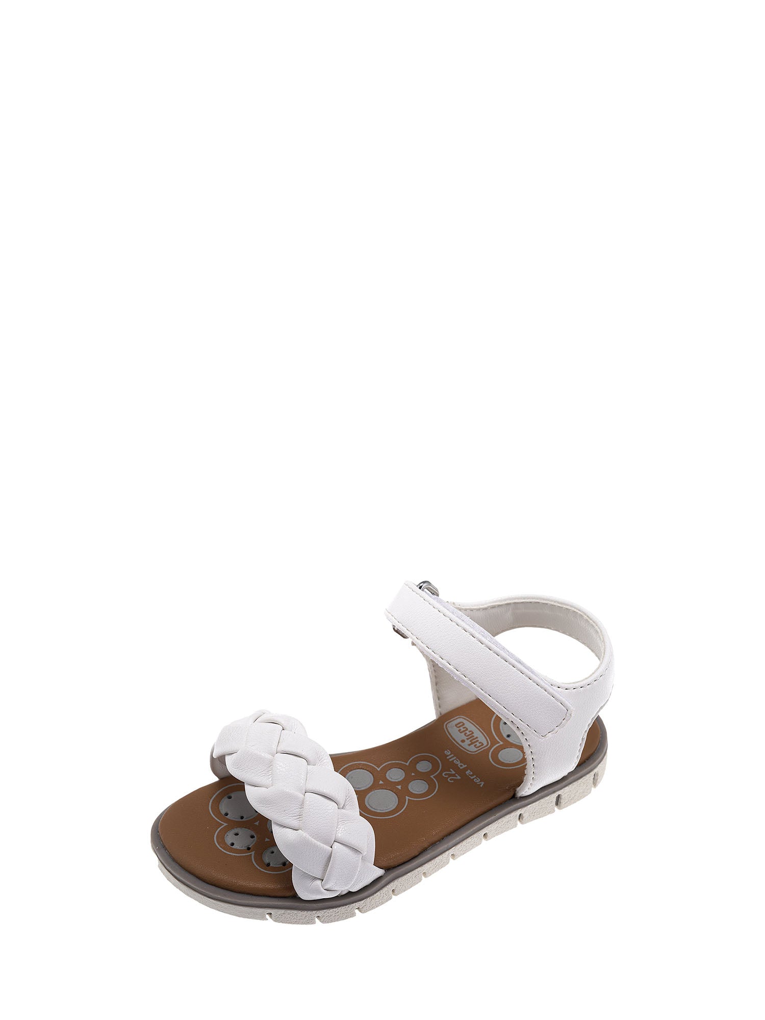 Sandali con strappi Bianco Chicco