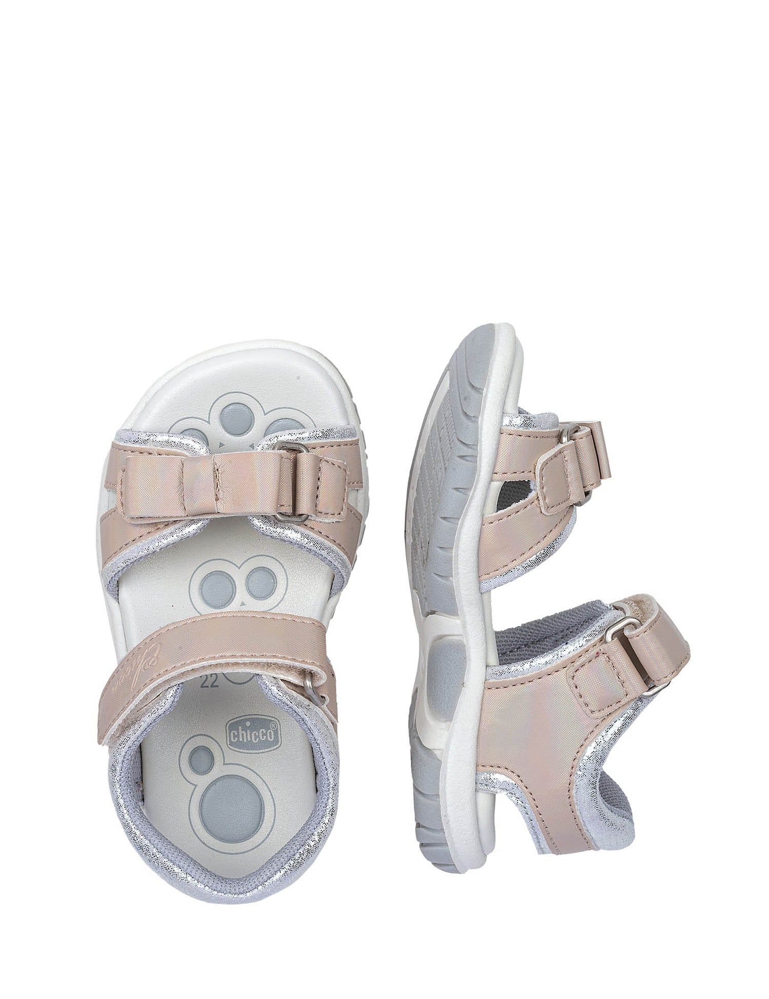 Sandali con strappi Beige Chicco