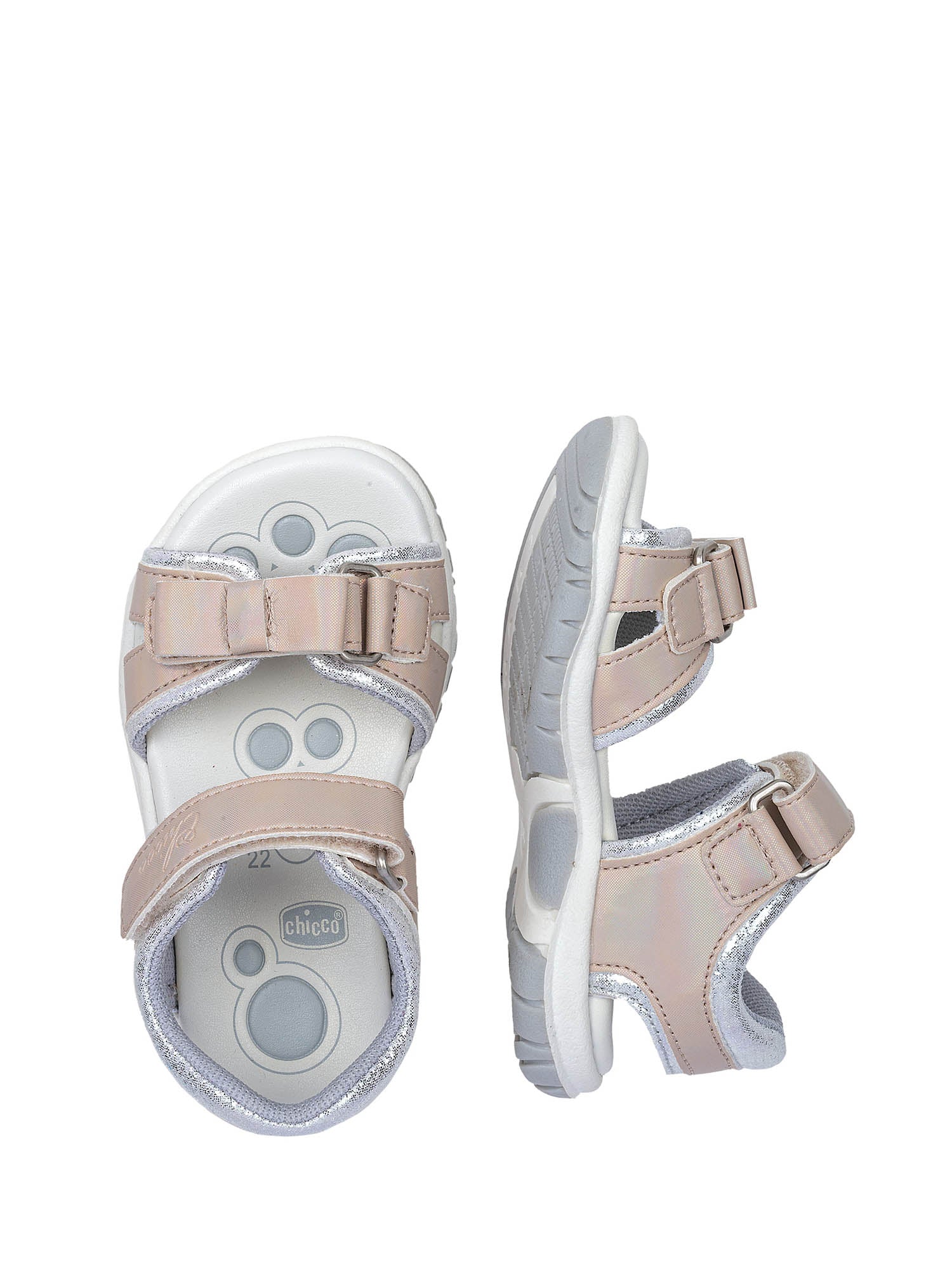 Sandali con strappi Beige Chicco