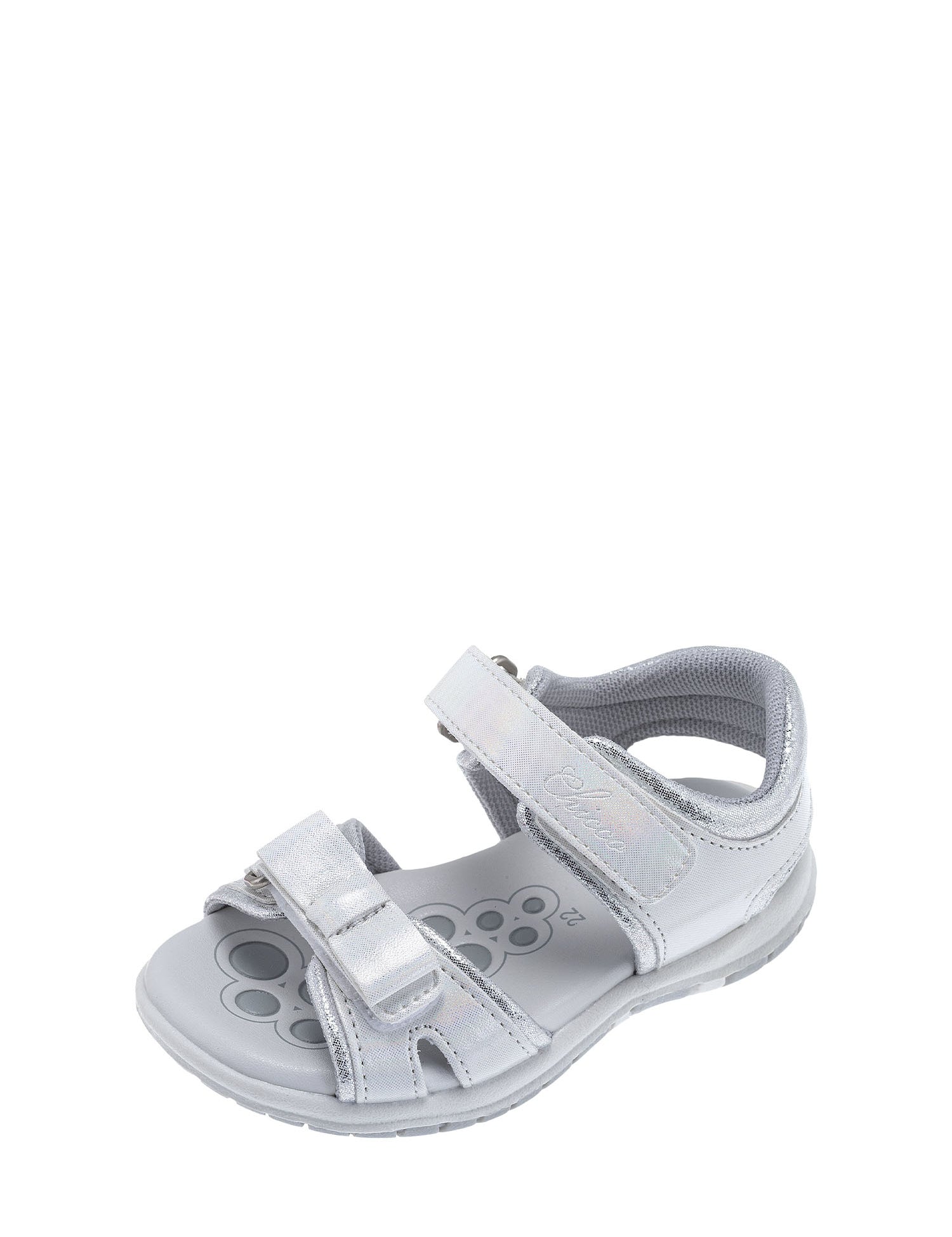 Sandali con strappi Argentato Chicco