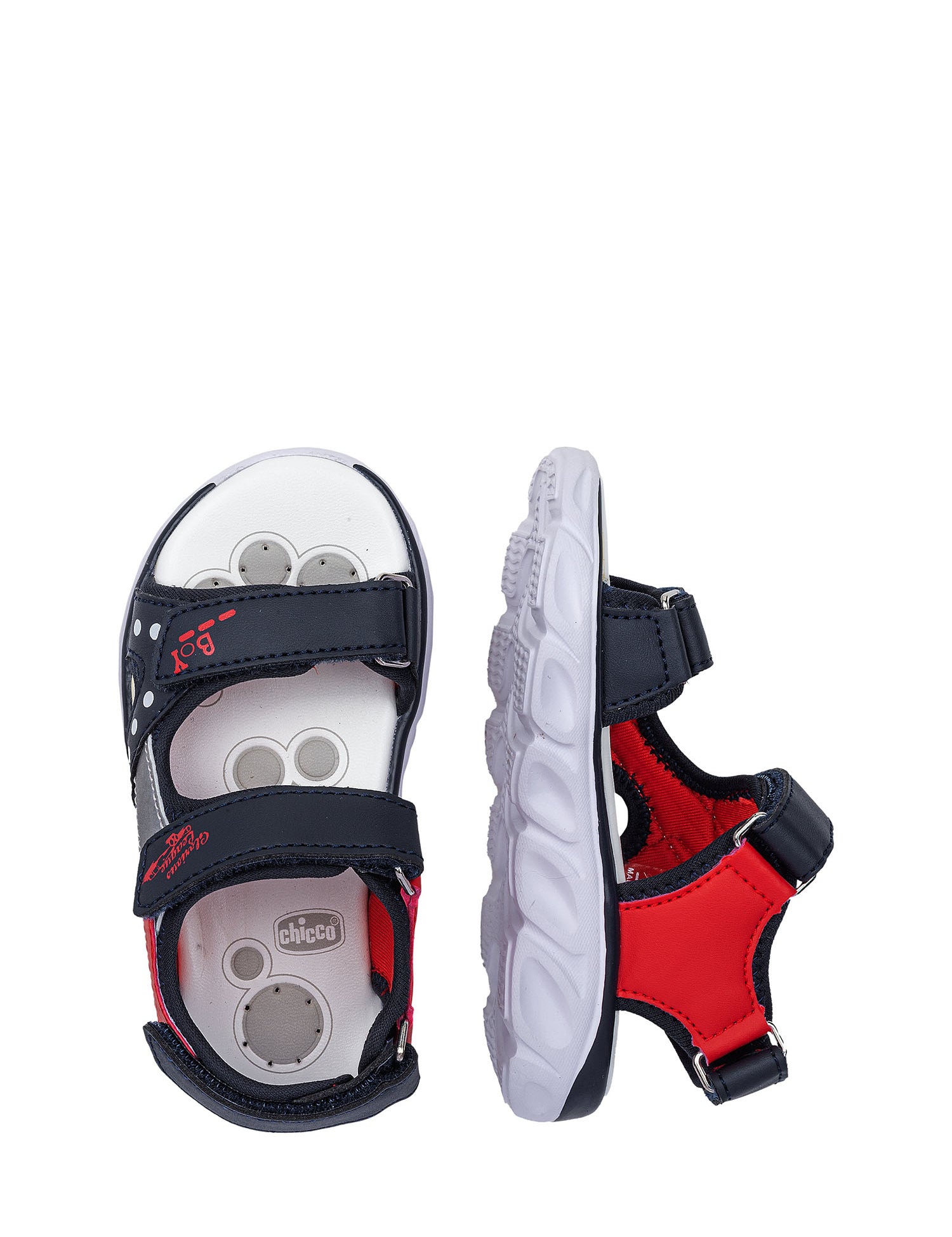 Sandali con strappi Blu Chicco