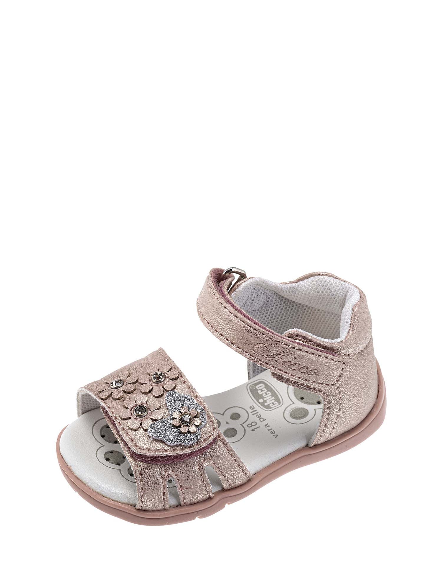 Sandali con strappi Rosa Chicco