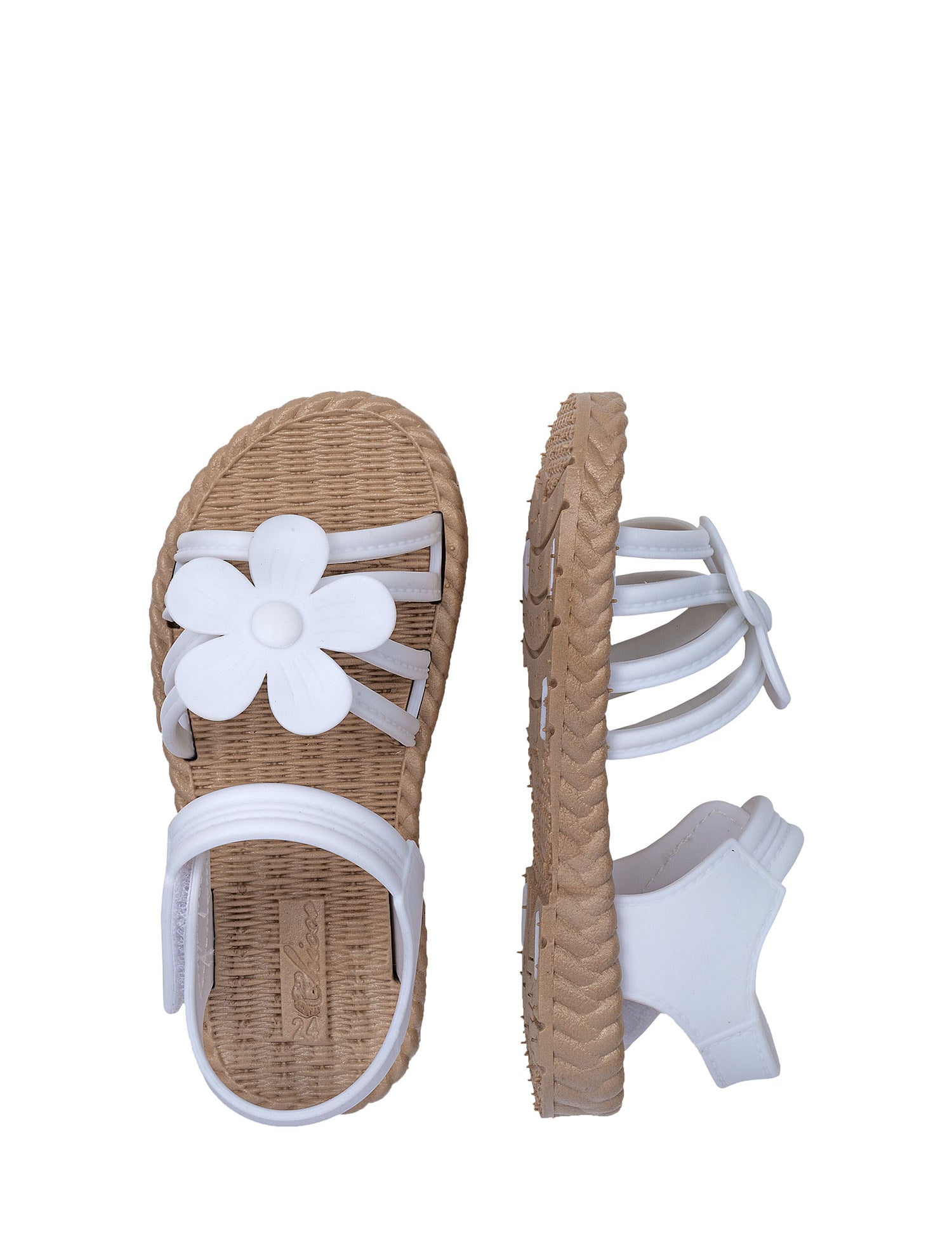 Sandali con strappi Bianco Chicco